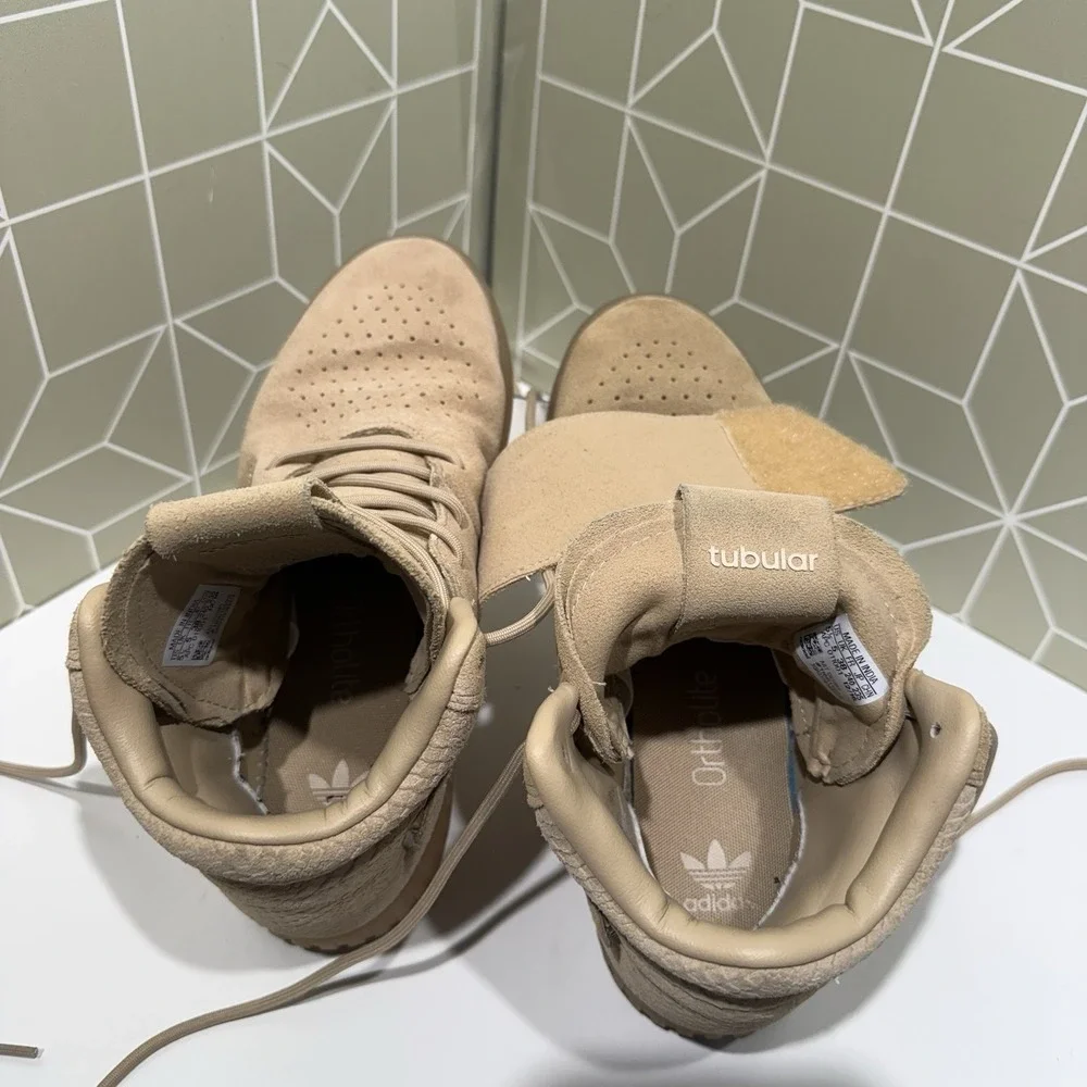 Adidas Tubular Invader Strap‎ Khaki Size 5.5
